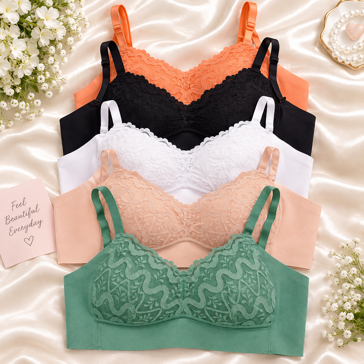 Multi Color Bra In Just 1499